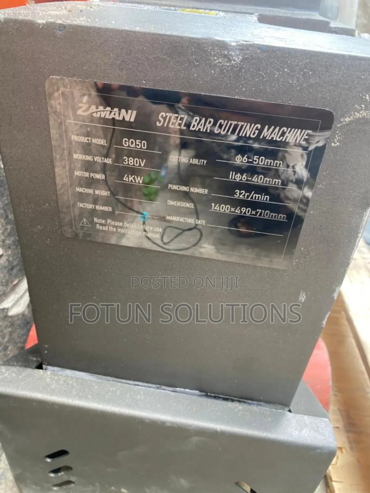 Rod Cutting Machine 50mm