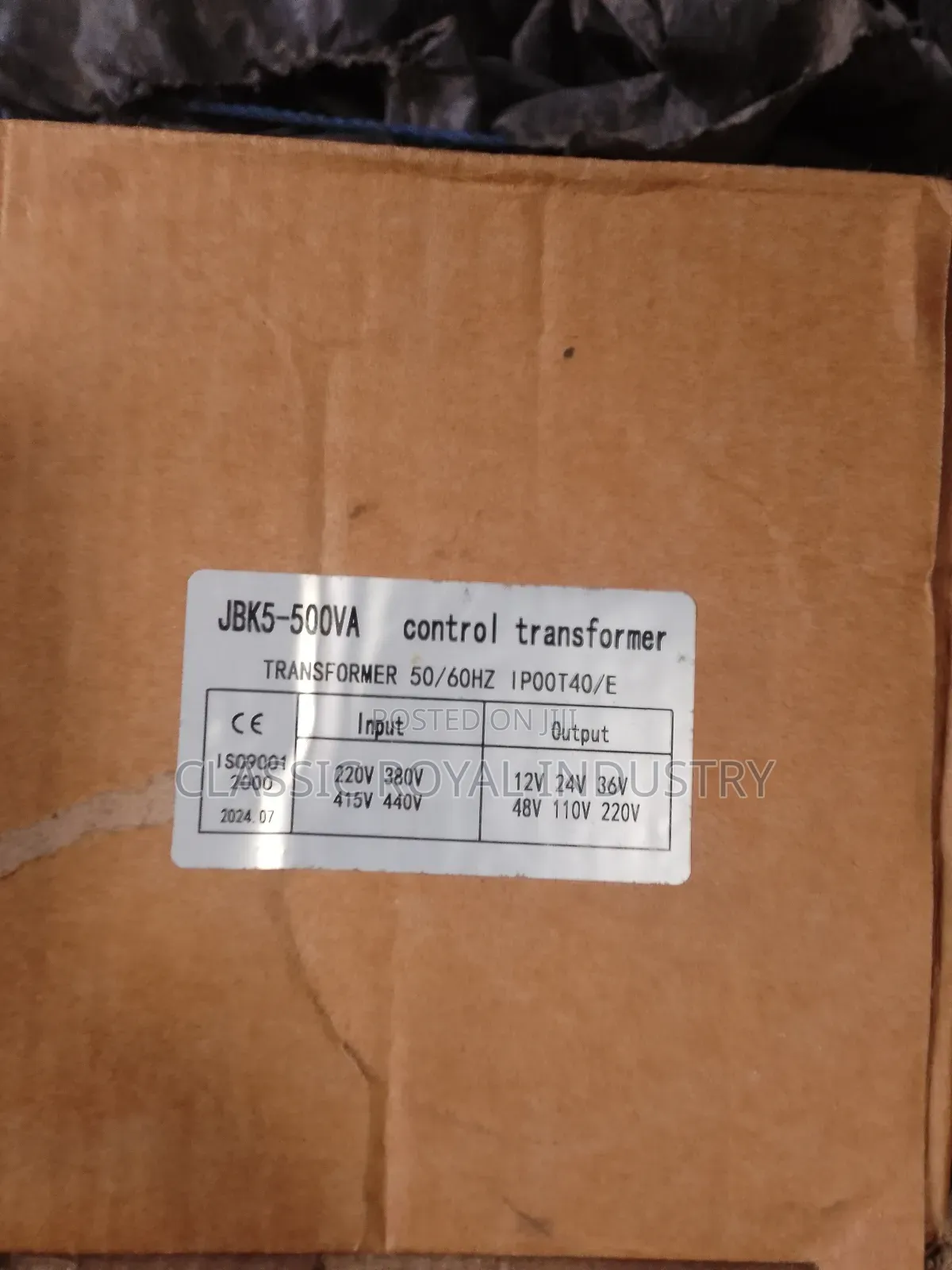 Transformer, Type:Step-Down, Kva Rating:500va Single Phase