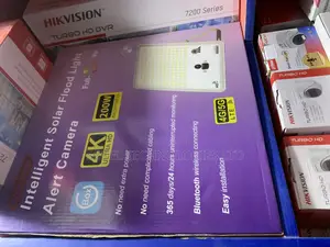 Solar Flood Light With CCTV Camera