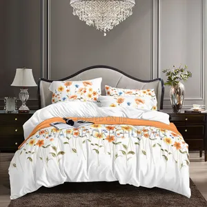 New Design Multicolour Bedsheet, Duvet and 4 Pillowcase 6by6