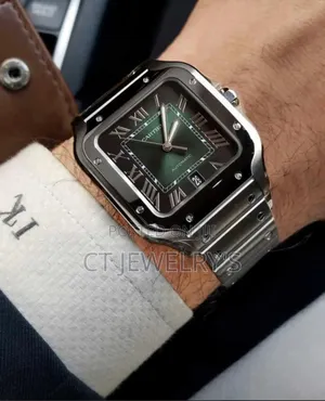 Photo - Best Selling Cartier Santos Green,Blue&White Dial (Quality✅)