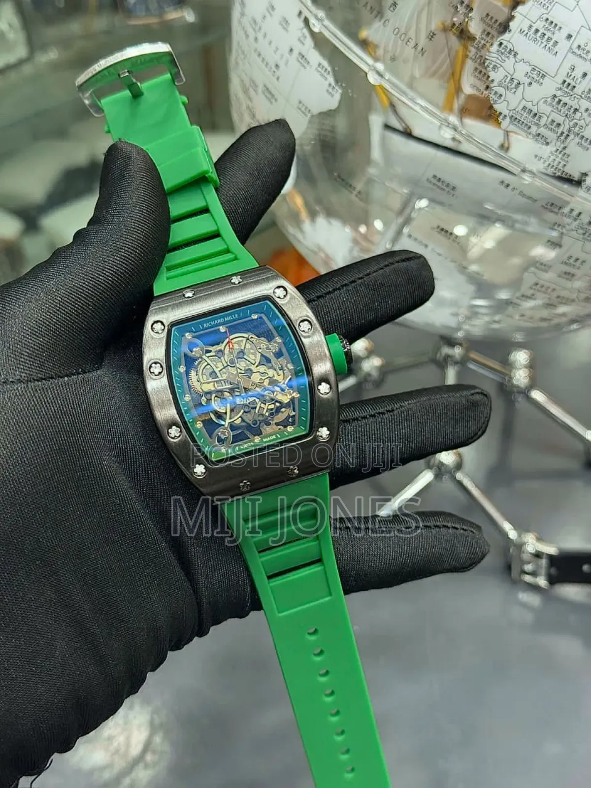 "Quartz Rm Watch - Budget-Friendly Rubber Strap"