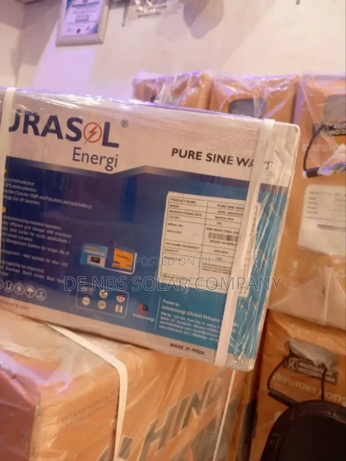 2.5kva 24v Durasolar Solar Inverter Battery Available