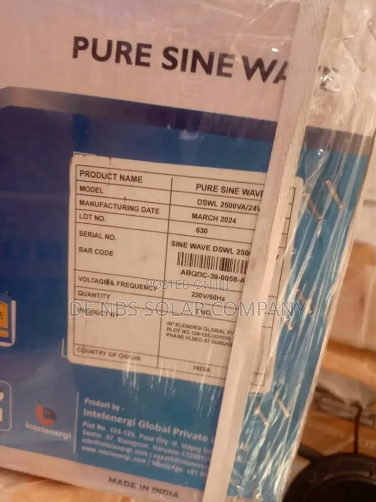 2.5kva 24v Durasolar Solar Inverter Battery Available