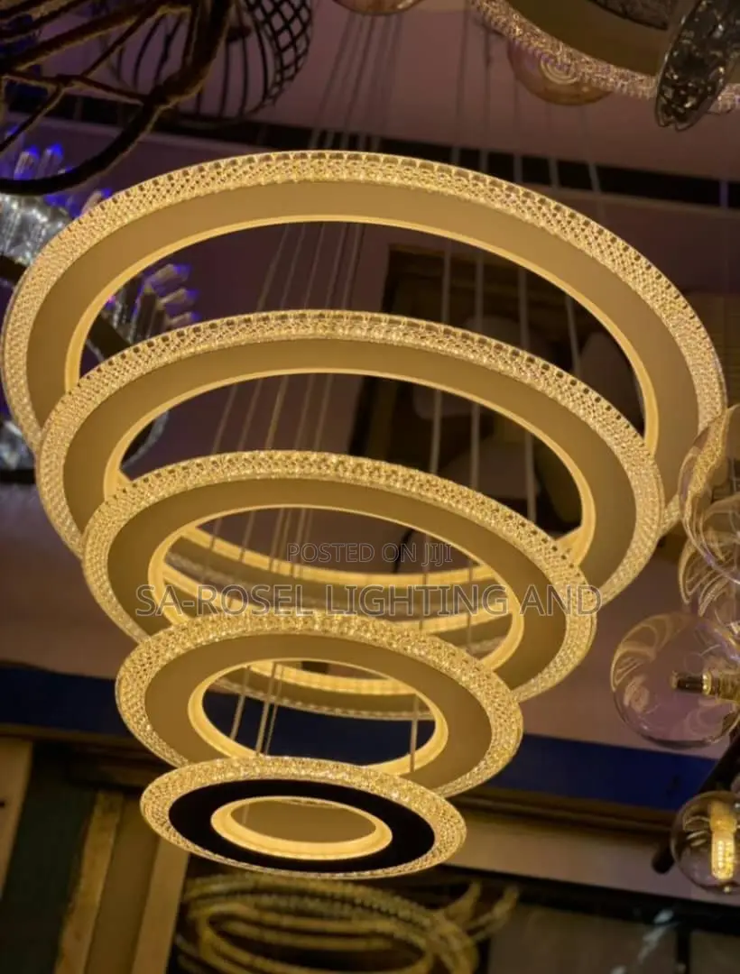5 Step Ring Led Multicolor Chandelier Fitting