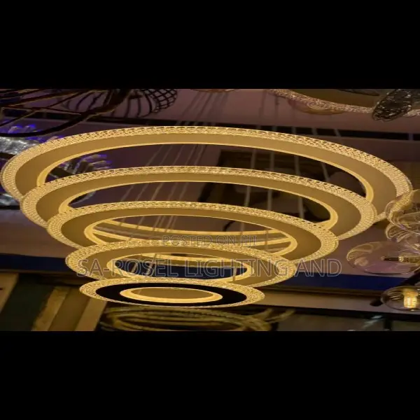 5 Step Ring Led Multicolor Chandelier Fitting