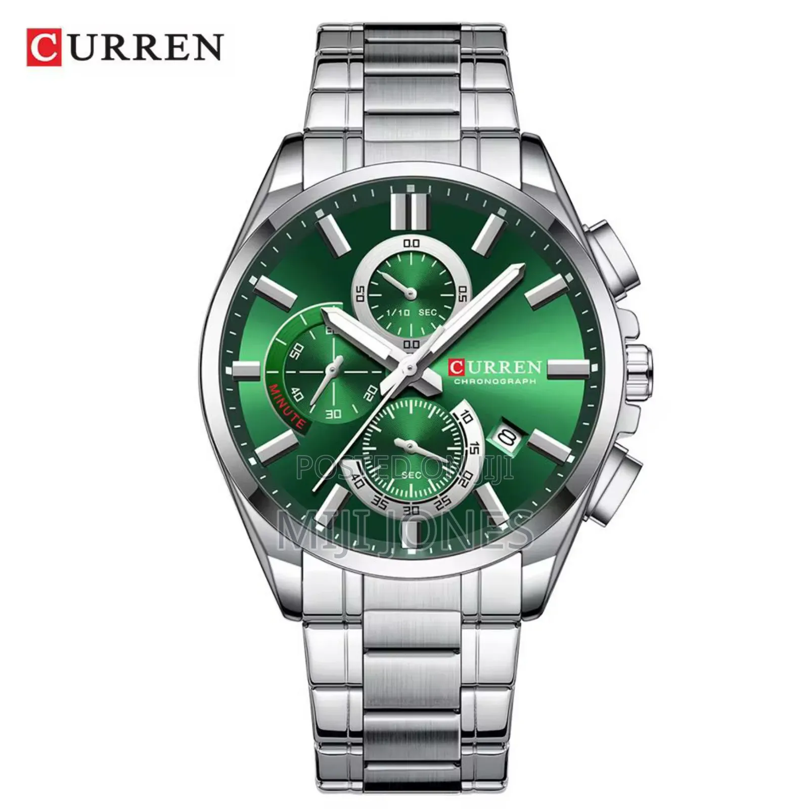 "Curren 8475 Chain Watch - Chronograph Functionality"