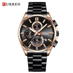 "Curren 8475 Chain Watch - Chronograph Functionality"