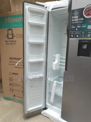 Original Hisense Refrigerator Side by Side 519l