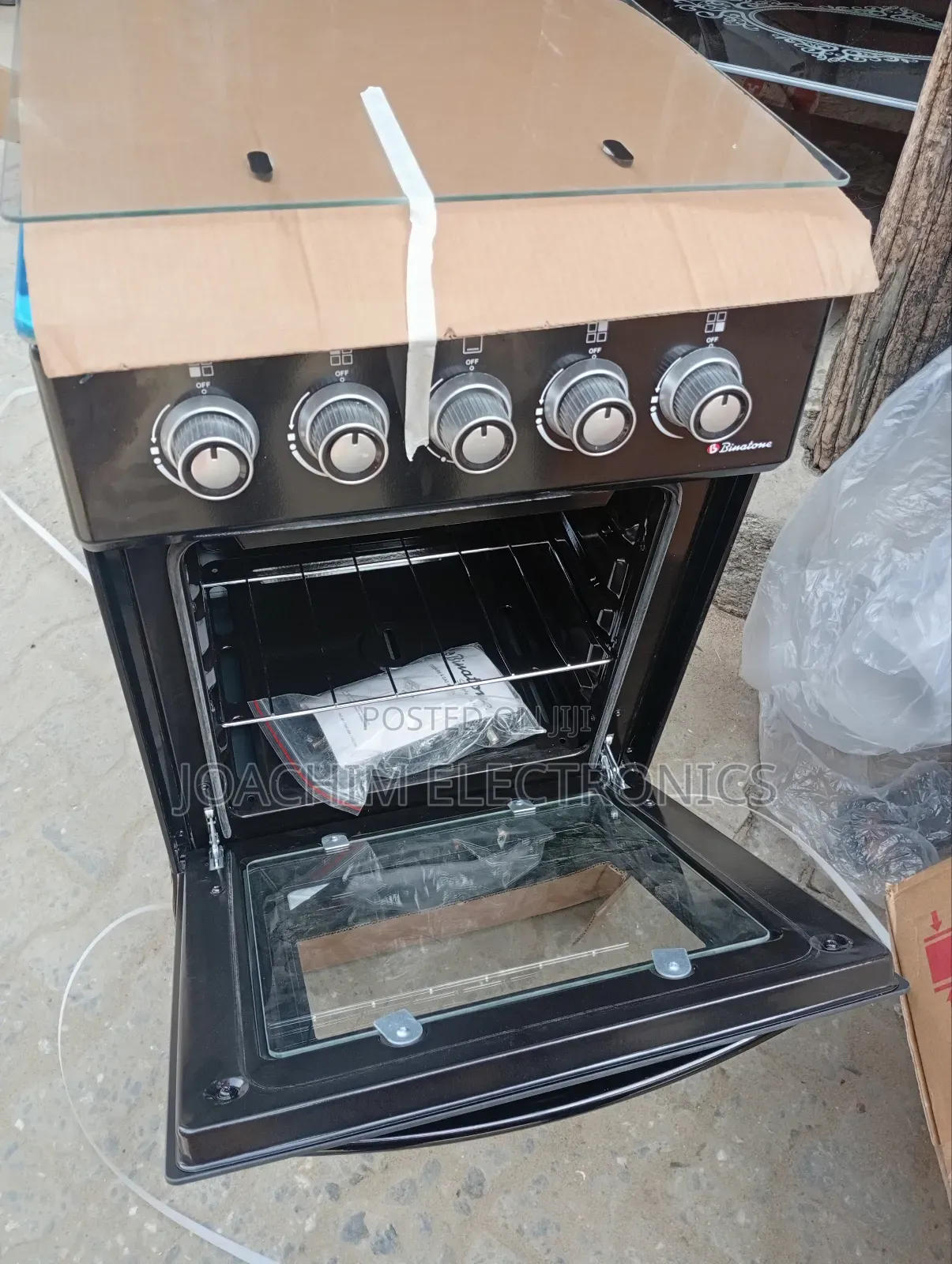 Binatone 4 Burna Automatic Gas Cooker