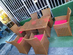 High Class Kanash Out Door Rattan Chair Set by 6