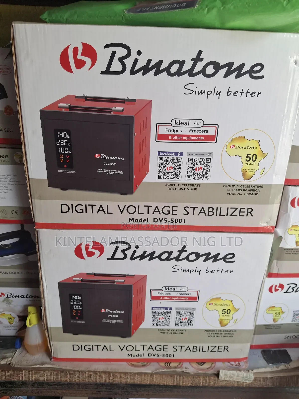 Binantone Digital Voltage Stabilizer 5kva