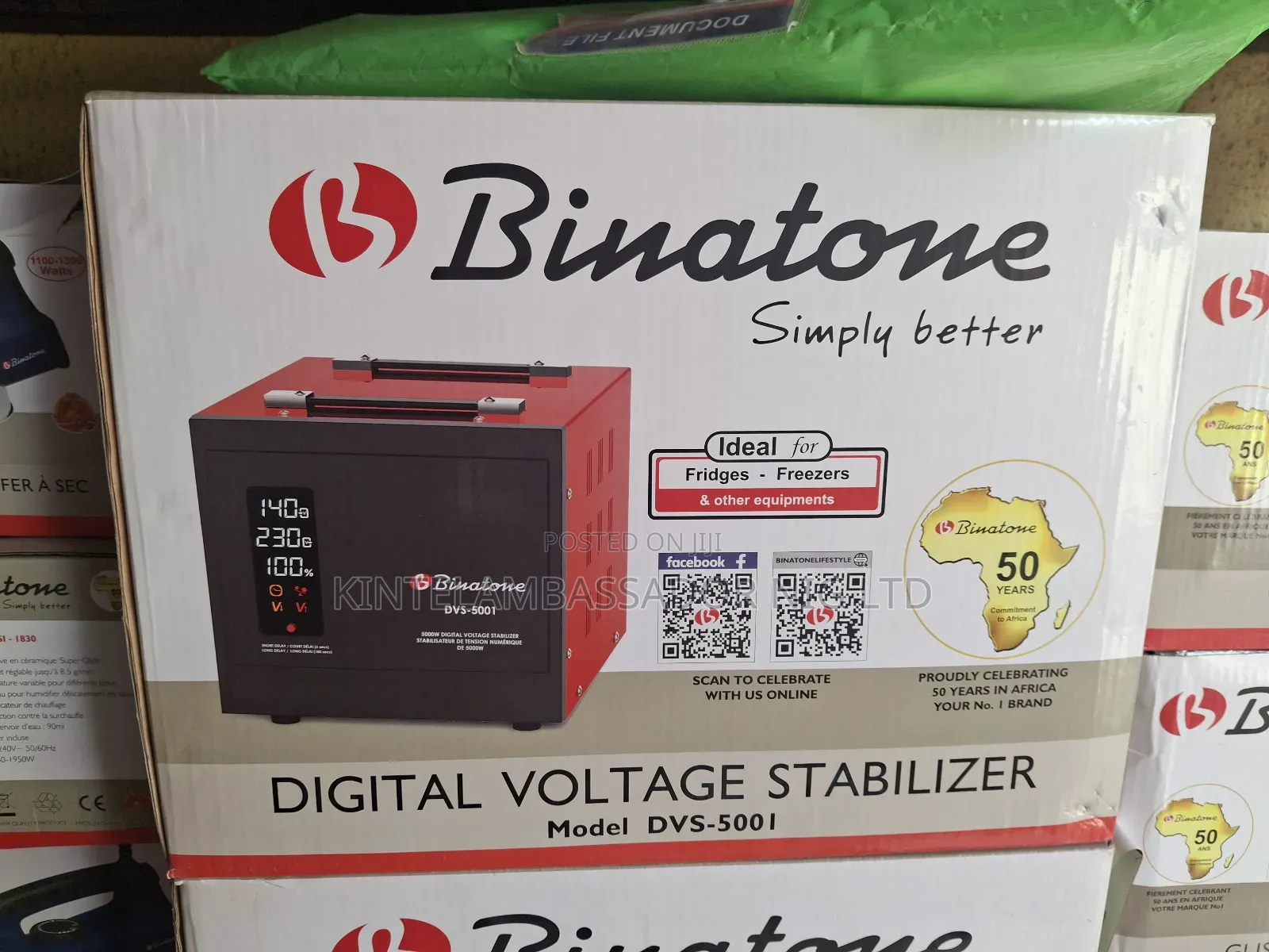 Binantone Digital Voltage Stabilizer 5kva