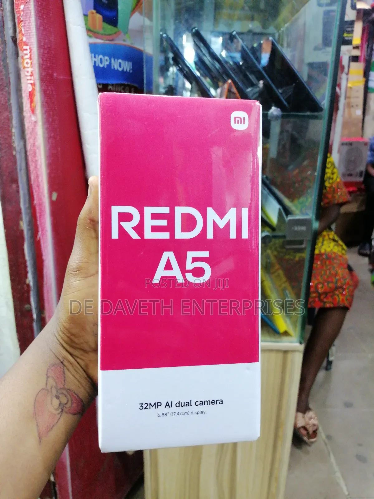 New Xiaomi Redmi A5 4G 128 GB Black