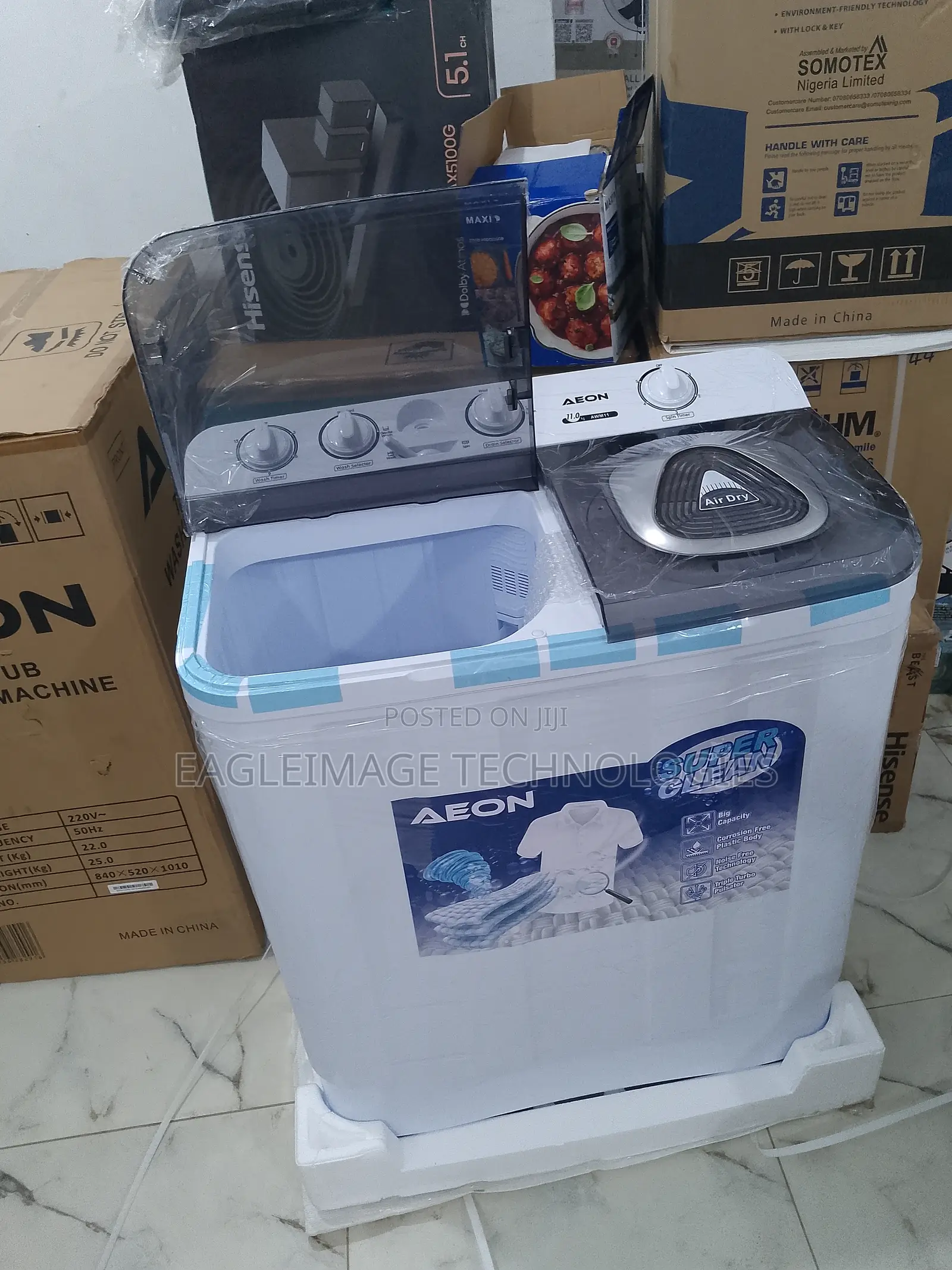 Aeon Rapid Cleaning Machine 11kg Twin Tub Washing Machine
