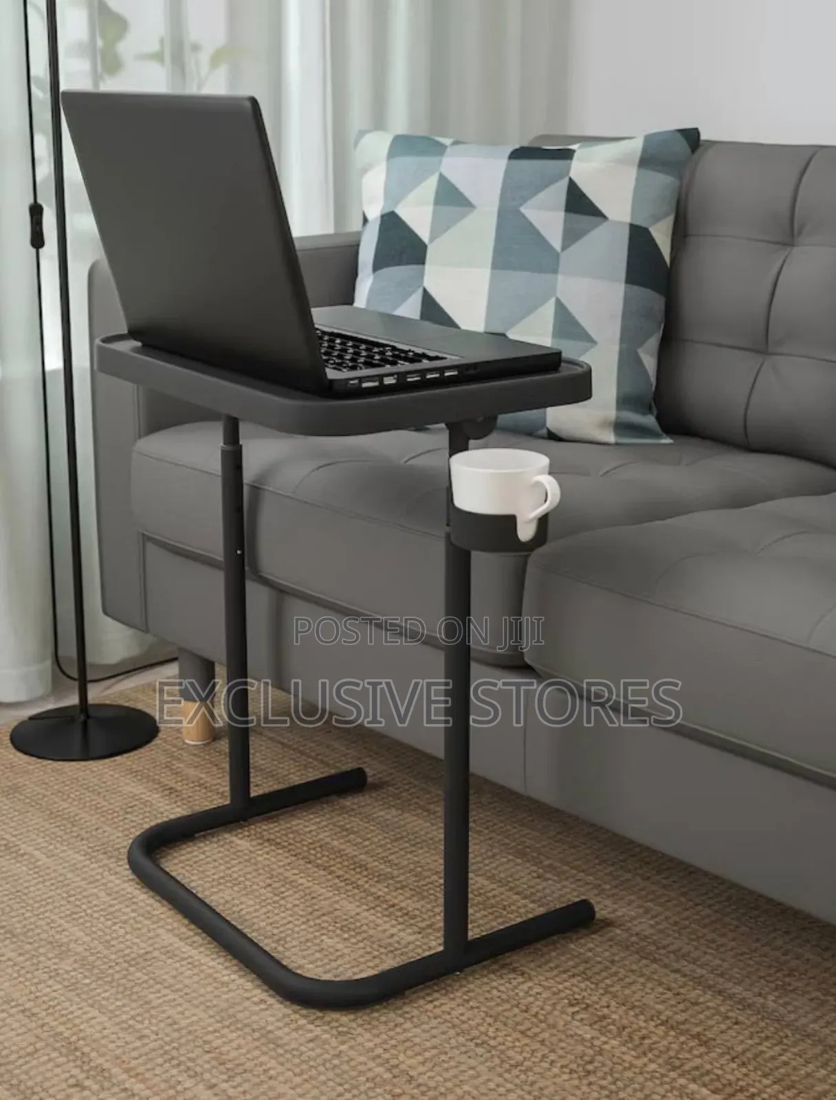 Adjustable Laptop Table With Cup Holder