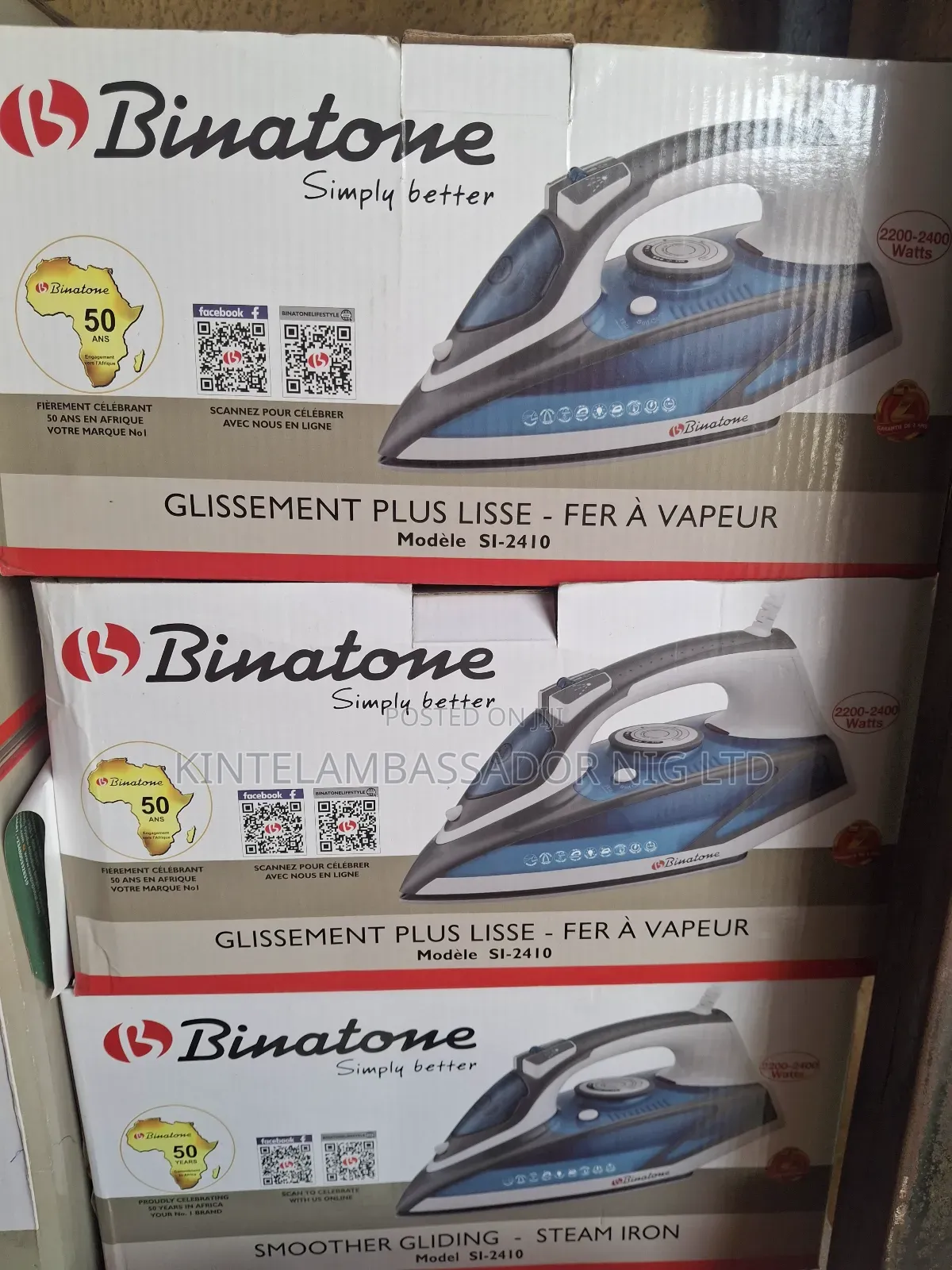 Binatone Steam Iron - Si-2410