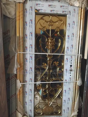 Golden Glass Door