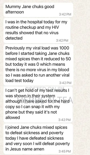 Janechuks Hiv Reverse Tea for Men/Women