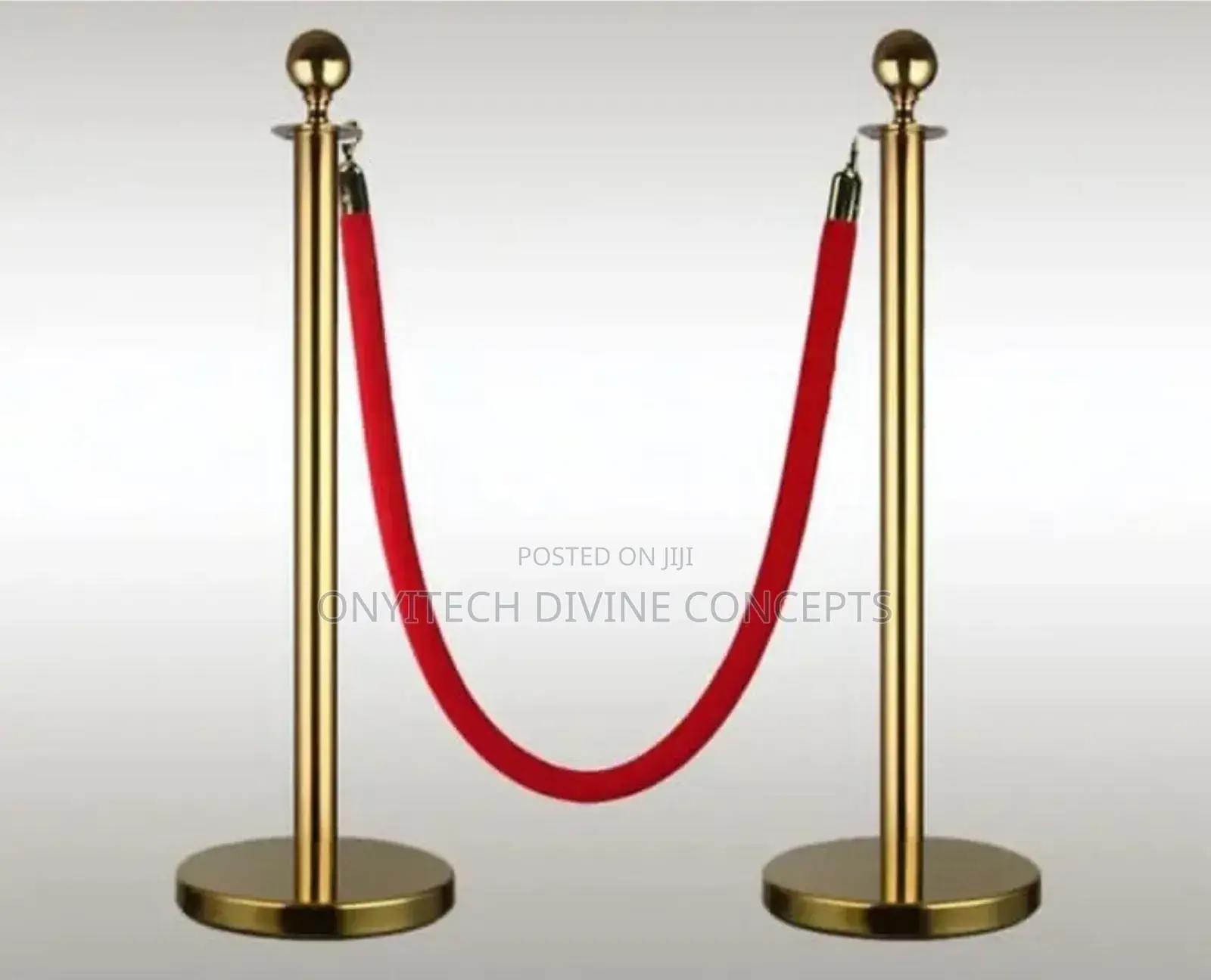 Stanchion Barrier Queue Poles And Bank Ropes