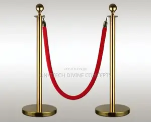 Stanchion Barrier Queue Poles And Bank Ropes