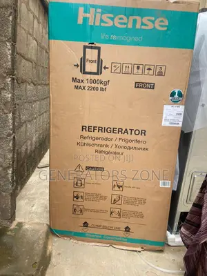 516l Hisense Side by Side Fridge With Digital Display Panel
