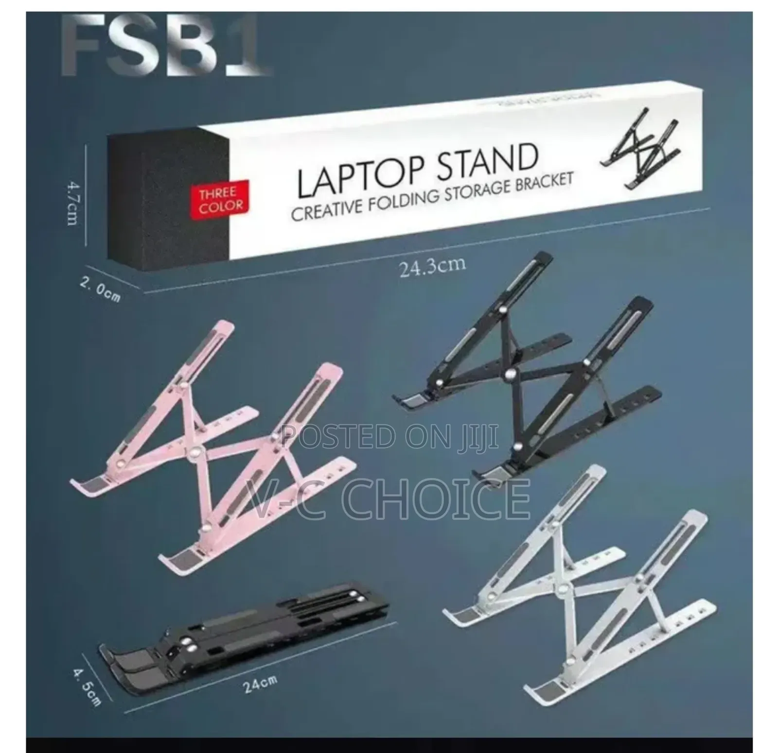 Portable Notebook Computer Stand Riser Desktop Heightening