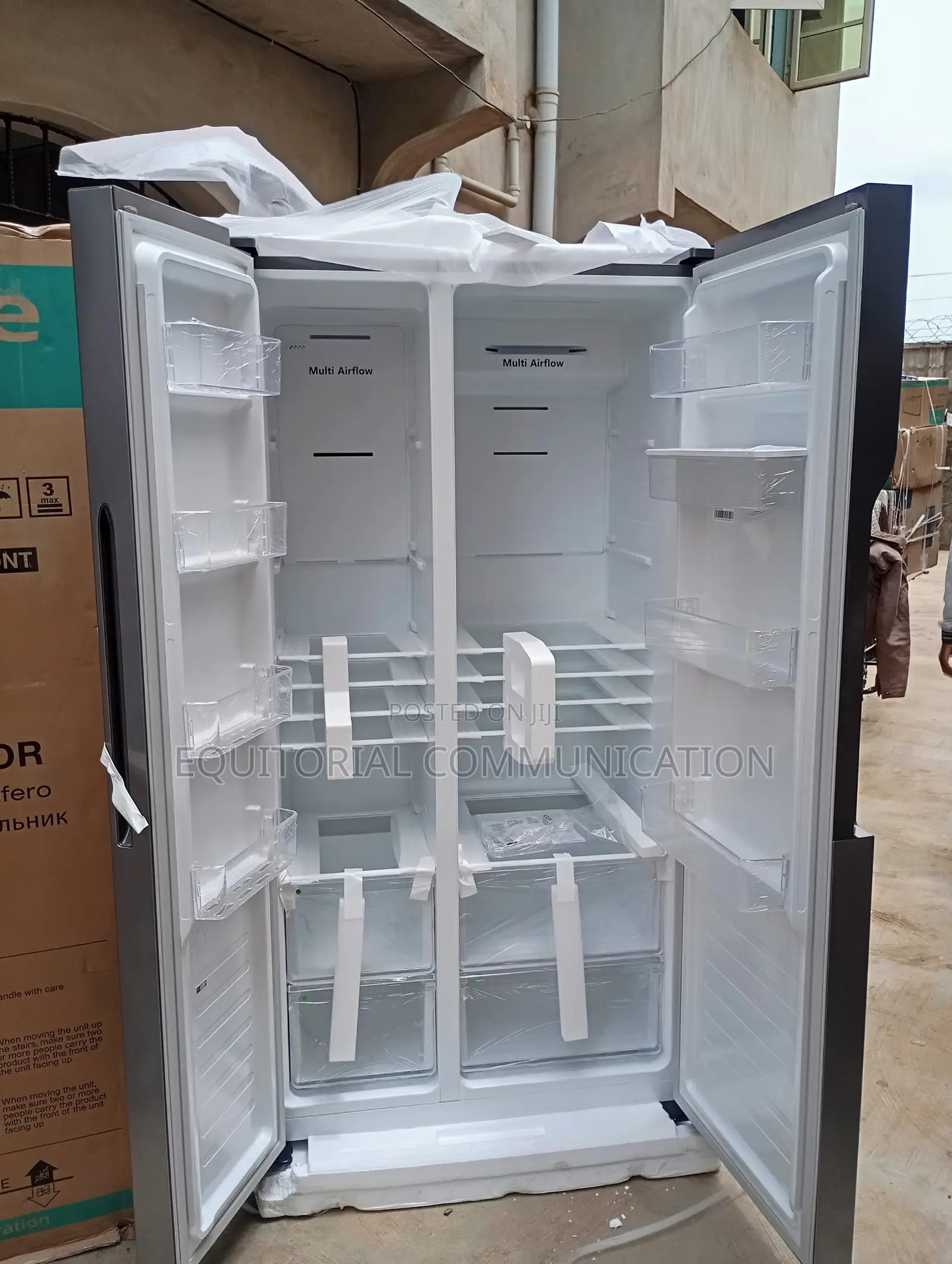 Hisense Side by Side Digital Display Refrigerator Rc-67ws