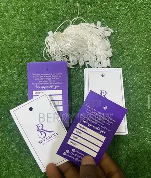 Branded Cloth Tag With Rope