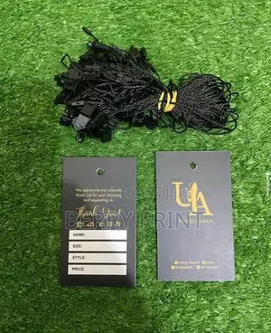 Branded Cloth Tag With Rope