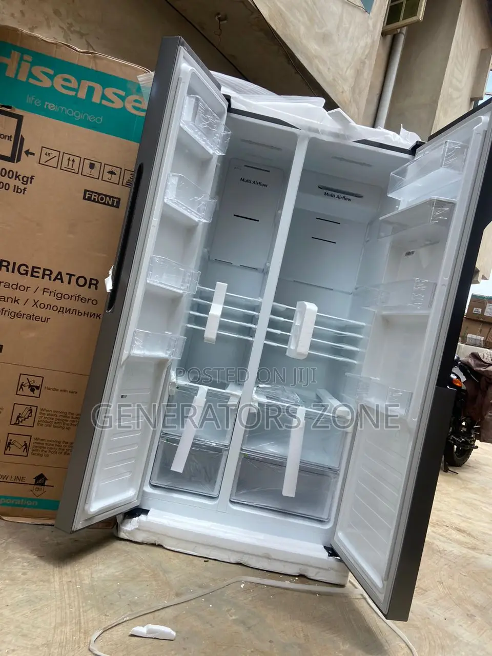 Hisense 516l Refrigerator Side by Side With Smart Feautures