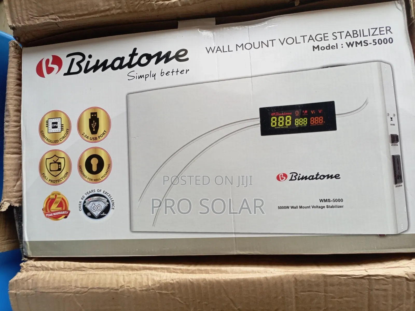 Binatone Stabilizer 5kva Wall Mounted
