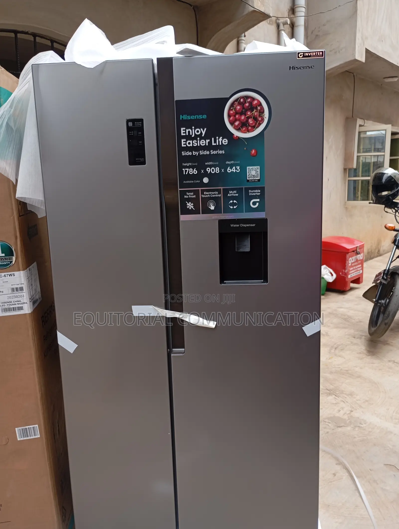 Hisense Rc-67ws Side by Side Refrigerator-User Ratings