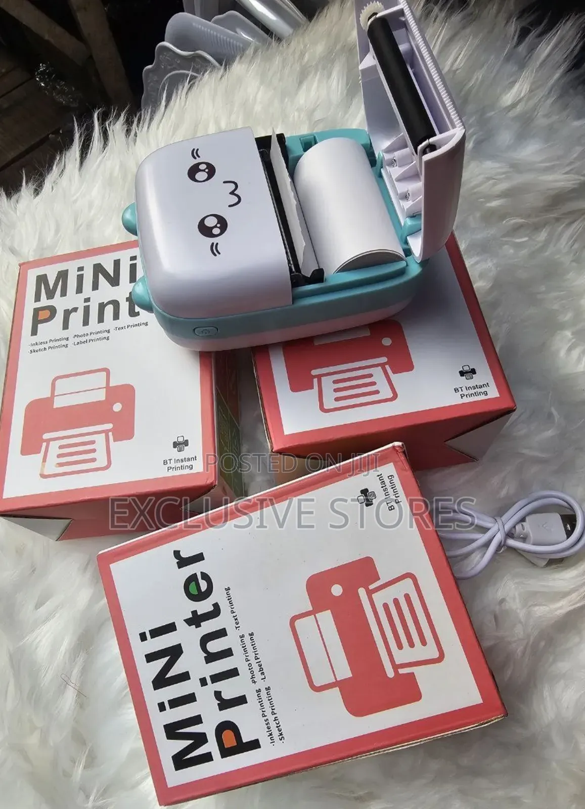 Mini Printer With Accessories
