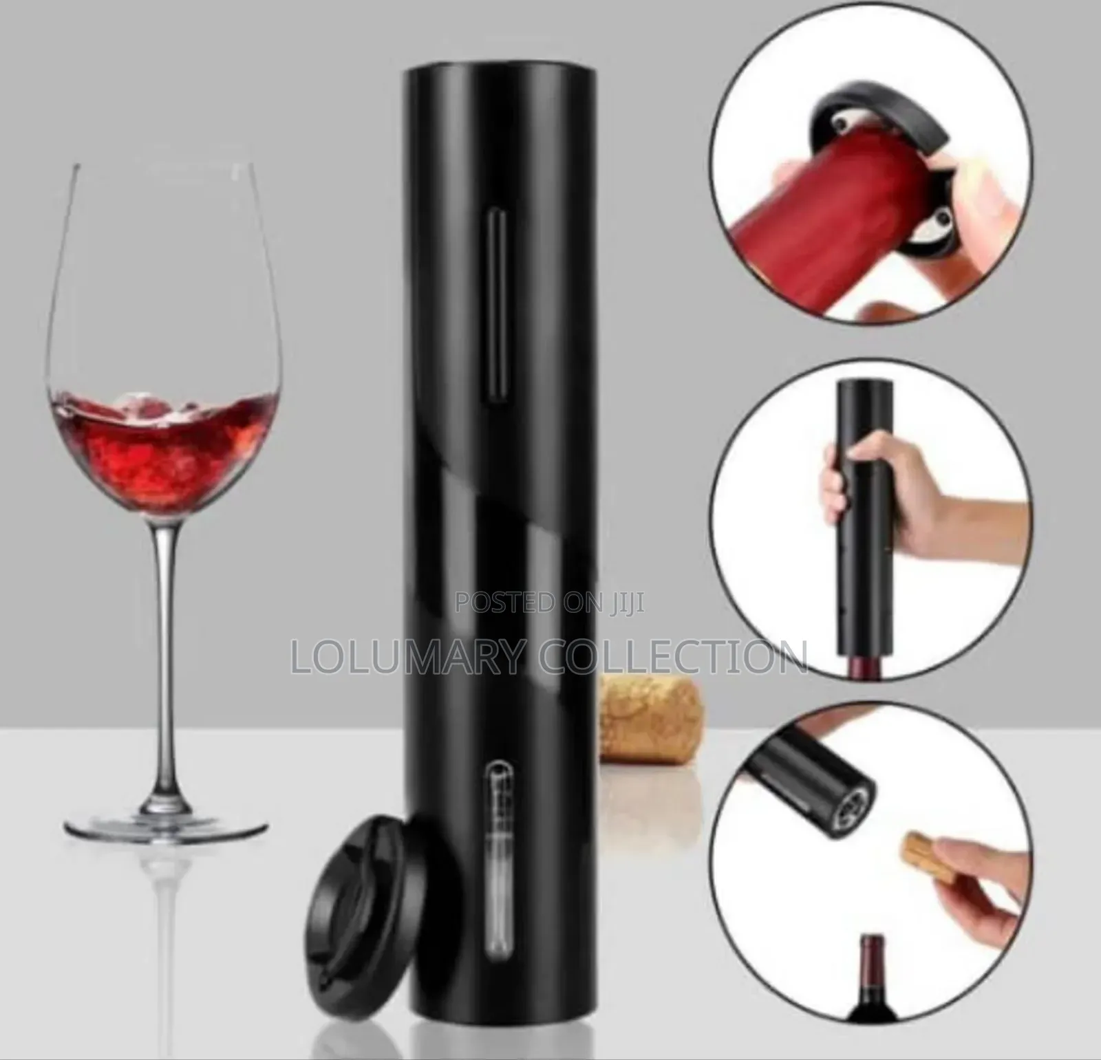 Electric Rechargeable Wine Bottle Opener