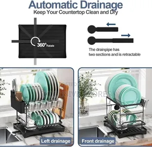 2 Layers Plates Rack