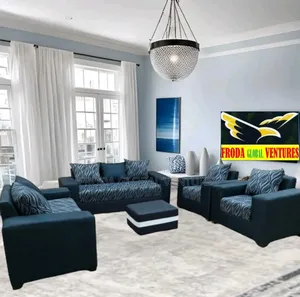 Quality Couch: Sofa Chairs and Puffy Table. Pblfl07