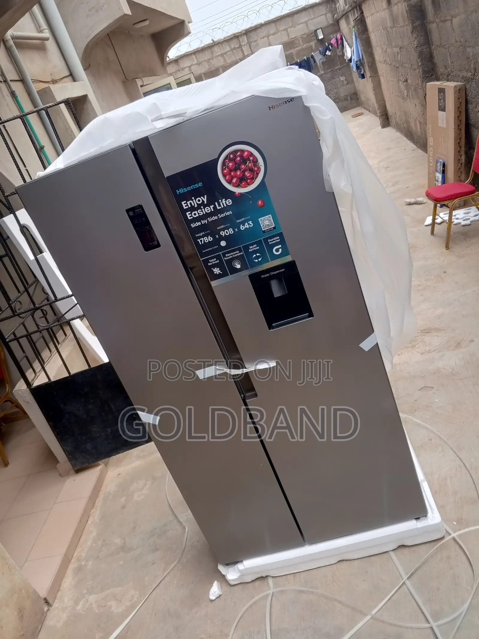 Hisense Rc-67ws Side by Side Refrigerator (Super Effective)
