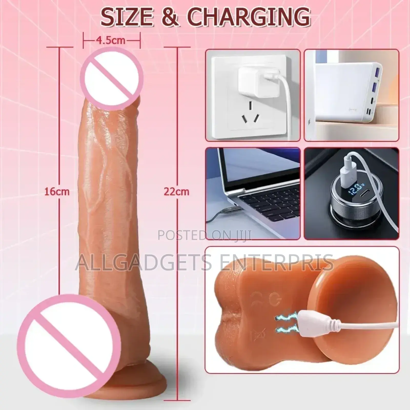 Telescope Female Vibrator Dildo With Remote Control