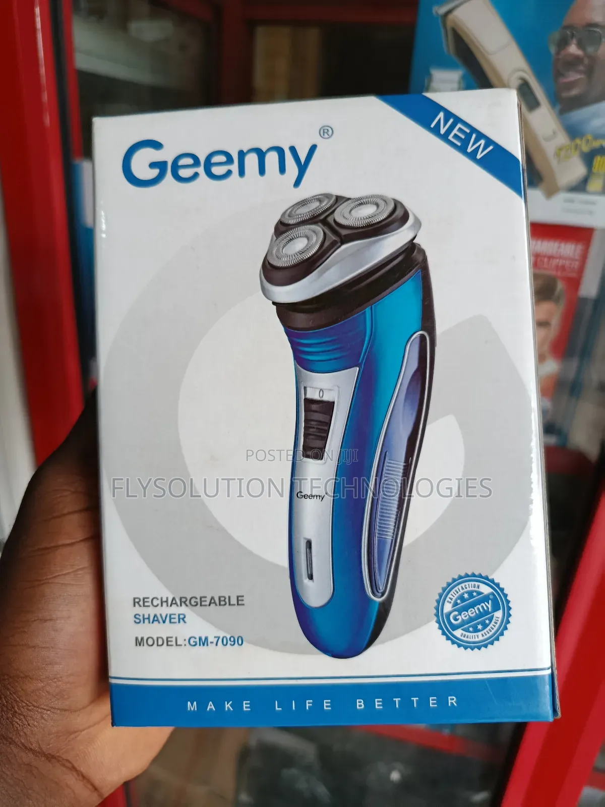 Geemy Gm-7090 Rechargeable Shaver