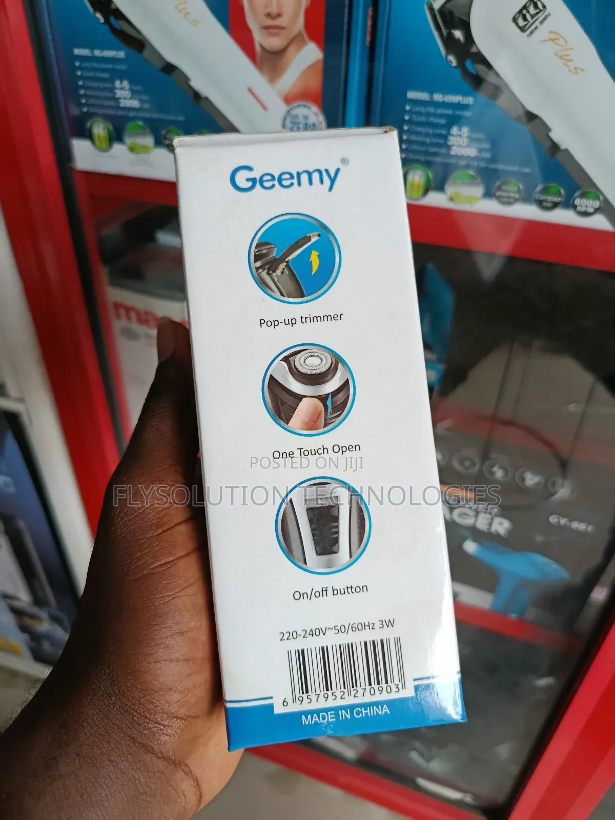 Geemy Gm-7090 Rechargeable Shaver