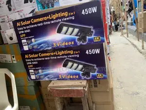 3 Screens CCTV Camera With Solar Light