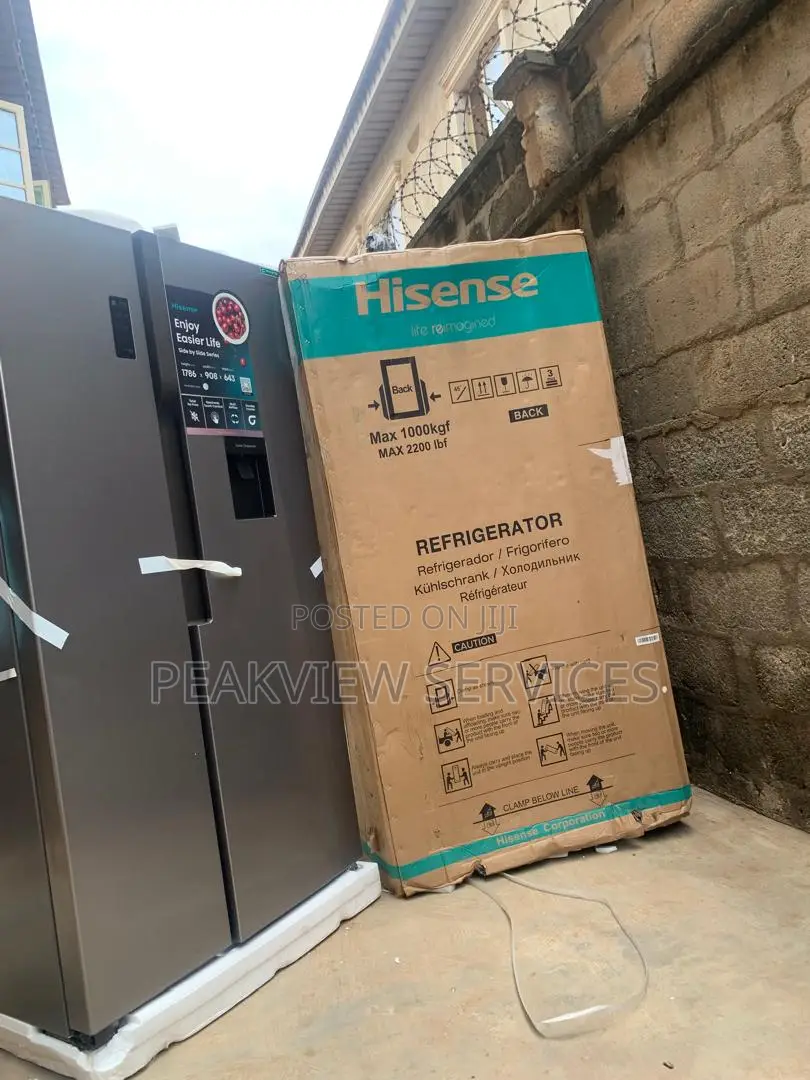 516l Hisense Side by Side With Dispenser - More Freshness