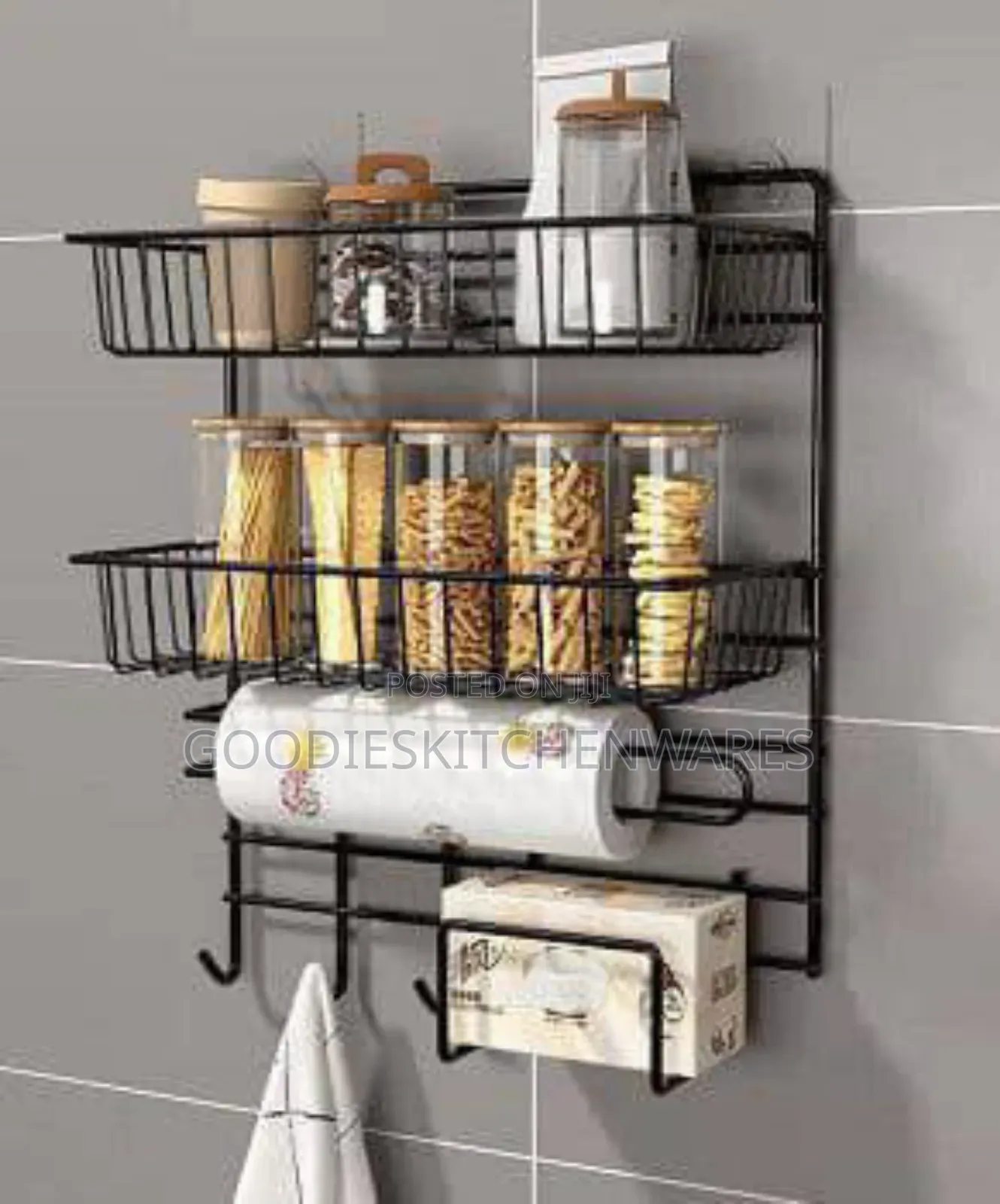 Multifunctional Two Layers Shelf for Kitchen/ Bathroom