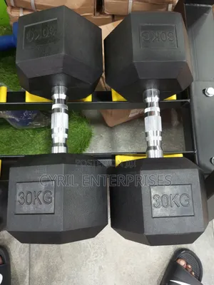 30kg by Two Hexagon Dumbbells