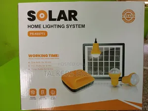 Solar Rechargeable Min Home Lighting System
