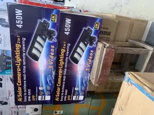 450w Solar Street Light With CCTV Camera With Motion Sensor