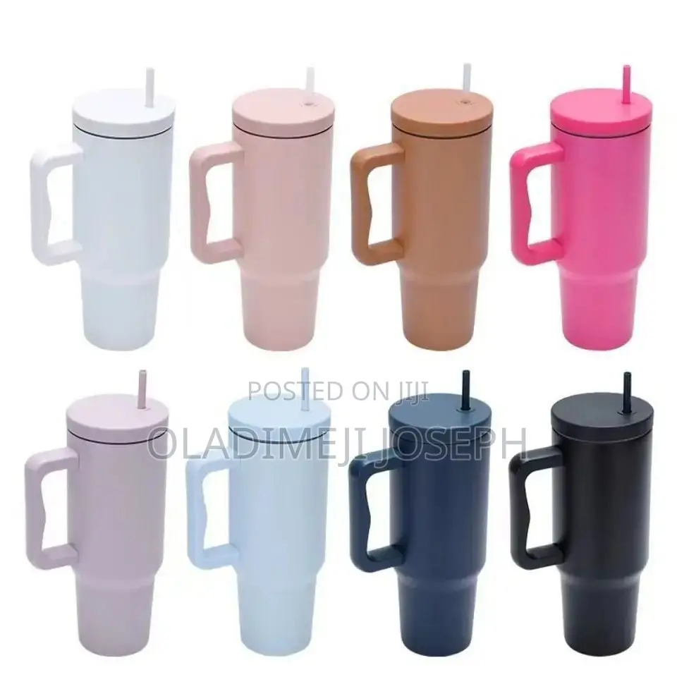 Flat Cover With Straw Cup