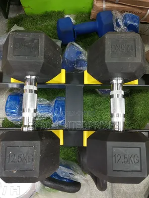 12.5kg by Two Hexagon Dumbbells