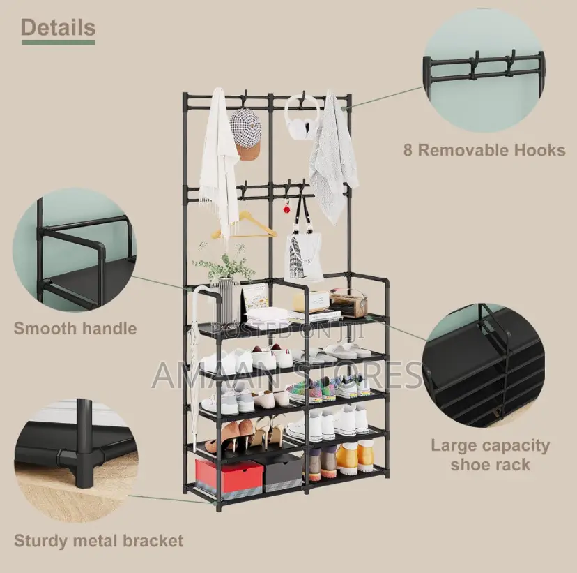 Multipurpose Shoe Rack
